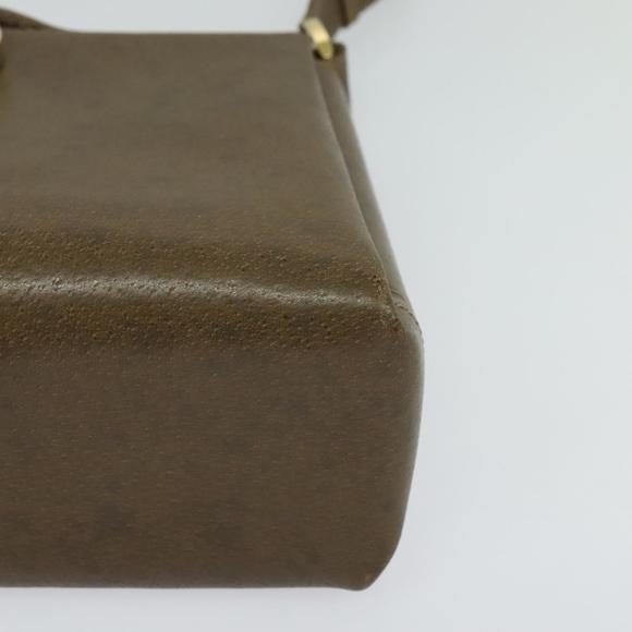 GUCCI Shoulder Bag Leather Brown Gold Auth 126290 - Picture 14 of 16